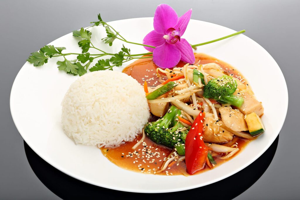 Speisekartenfotos Asia Menü