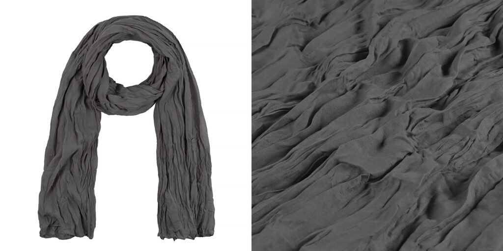 Schal für Onlineshop fotografiert