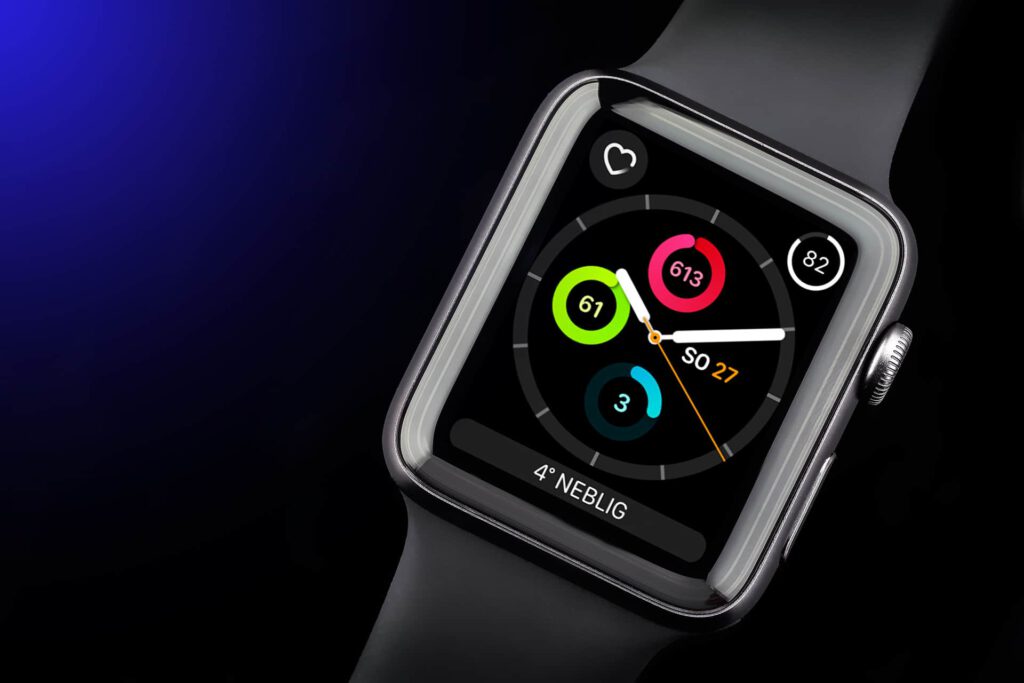 Werbeaufnahme von Herren Uhr 42mm Apple Watch 2