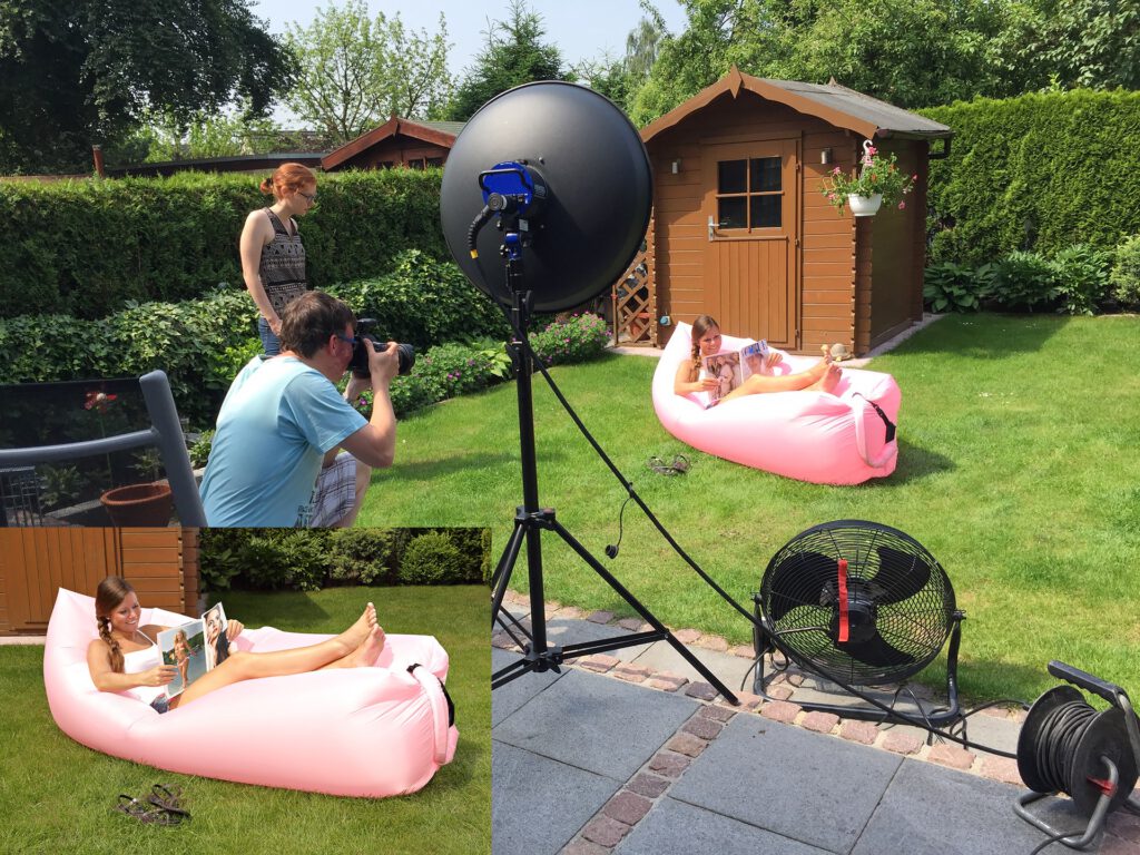 Modelshooting für die Werbung